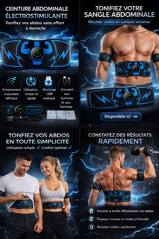 Ceinture abdominale EMS